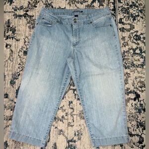 Light Blue Jean Capris